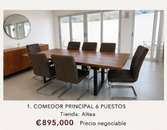 Comedor Principal 6 Puestos