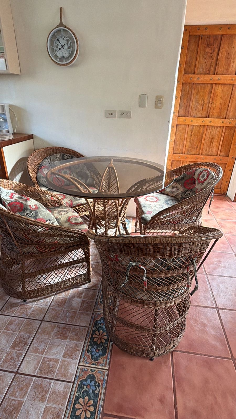 Juego Sala Mimbre