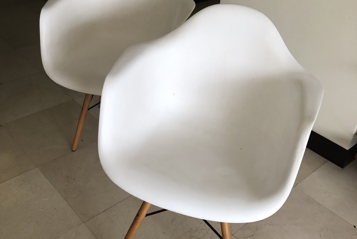 Sillas con estilo marca Flash Furniture, set 2