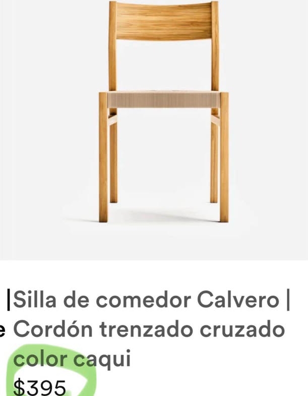 NUEVA Silla De MASAYA & CO En Madera De Teca, TOTALMENTE NUEVA