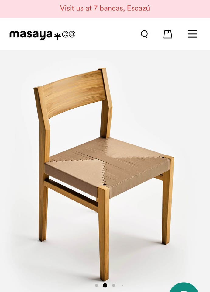 NUEVA Silla De MASAYA & CO En Madera De Teca, TOTALMENTE NUEVA