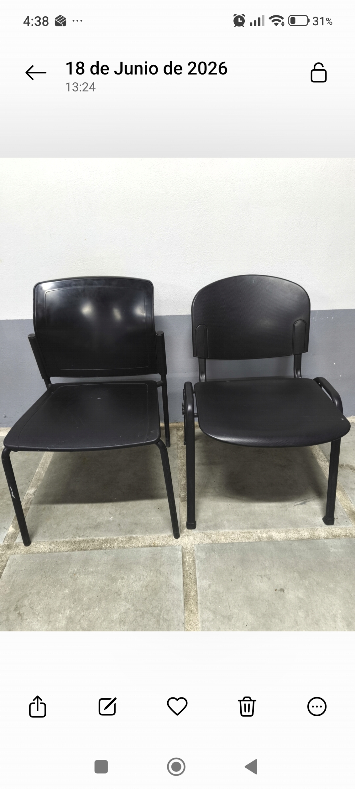 Dos sillas Varios usos