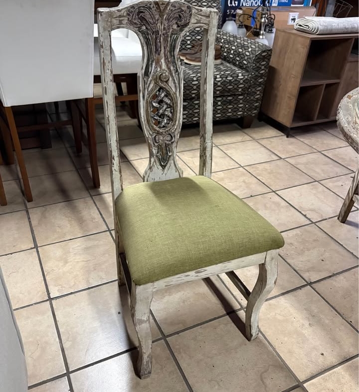 Juego Comedor 5 Sillas En Madera Traído De La India, Como Nuevo