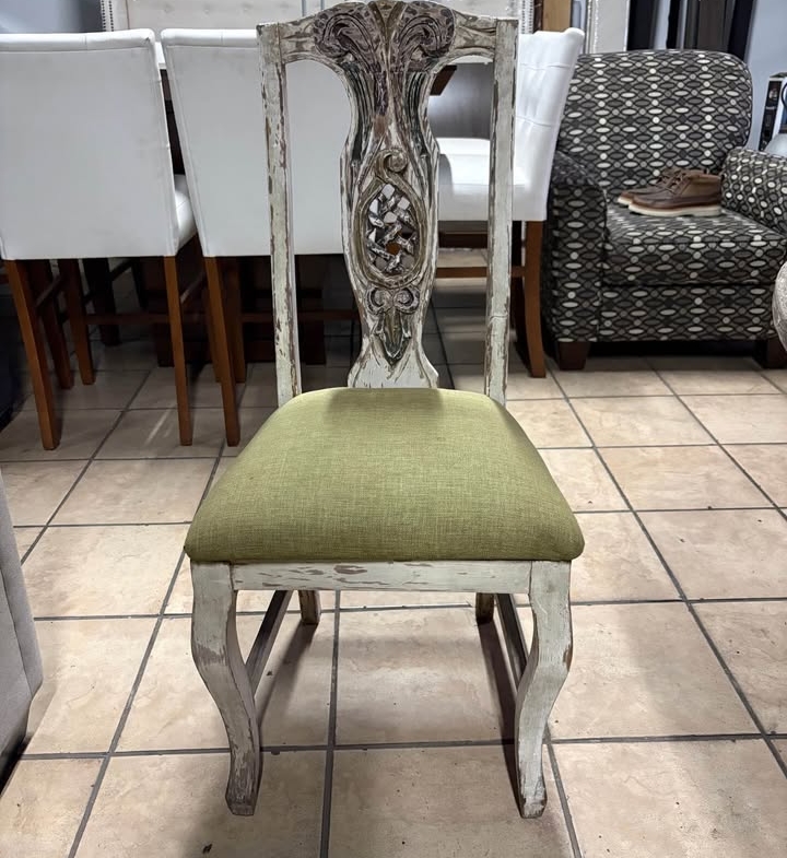 Juego Comedor 5 Sillas En Madera Traído De La India, Como Nuevo
