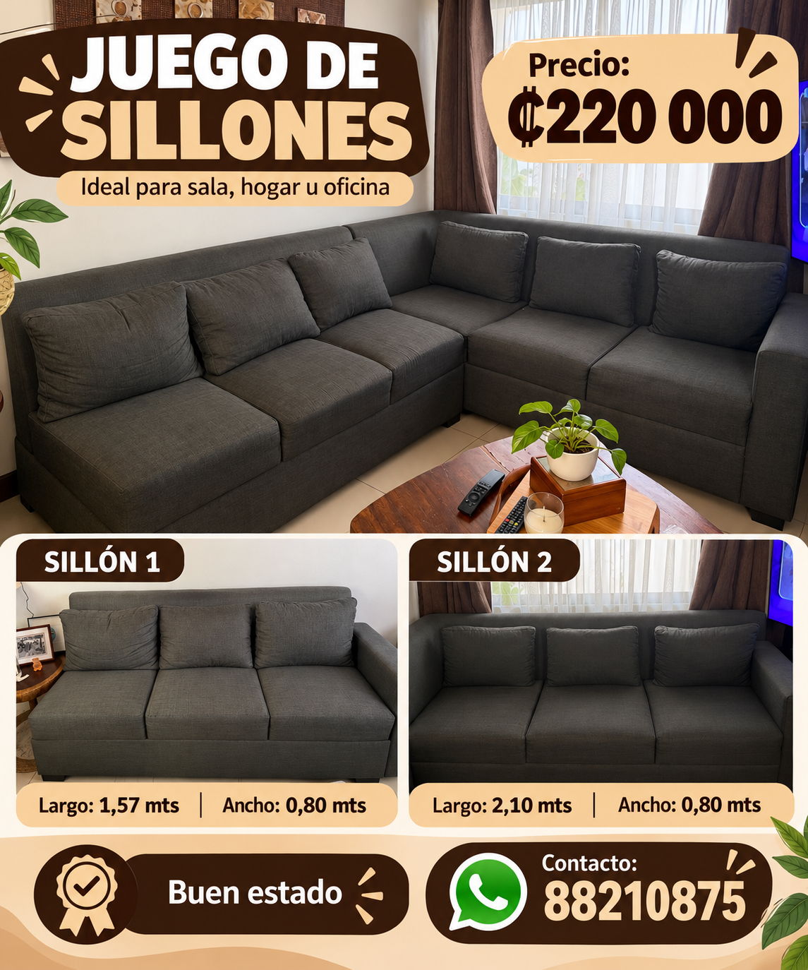 Juego de sillones