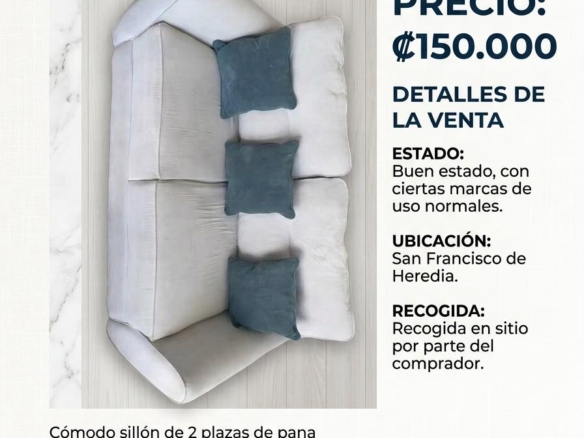 Sillón gris claro