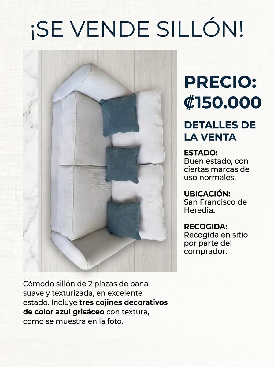 Sillón gris claro